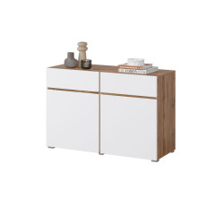 Komoda 2D2S Cross 45 Dąb wotan/biały Helvetia Wieruszów Komoda 2D2S Cross 45 Dąb wotan/biały Helvetia Wieruszów