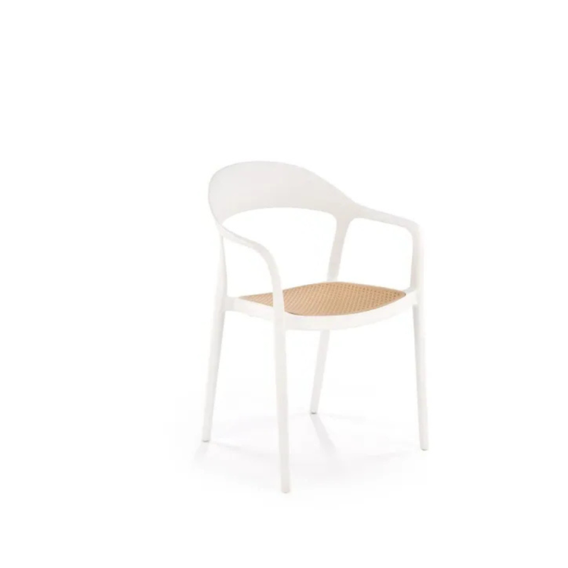 Skandynawskie krzesło Nordic biały / naturalny