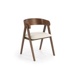 K562 krzesło orzechowy / jasny beżowy