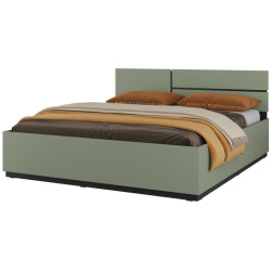 Łóżko 180 z pojemnikiem i podnośnikiem Cross S 52 Zieleń