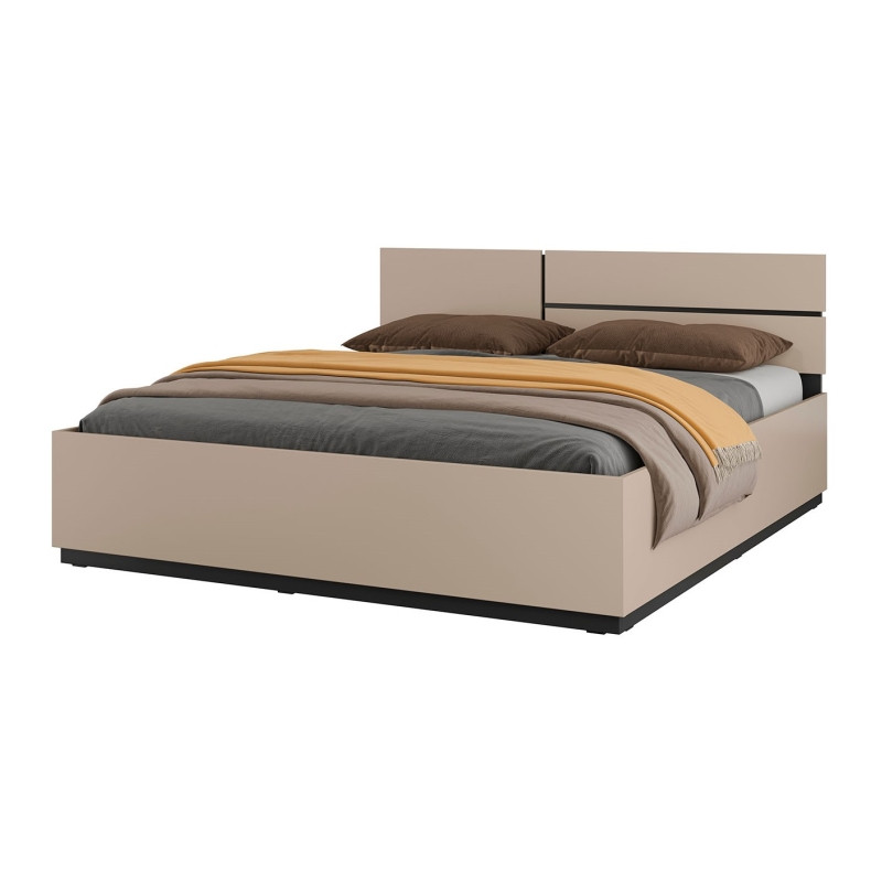 Łóżko 160 z pojemnikiem i podnośnikiem Cross S 51 Congo