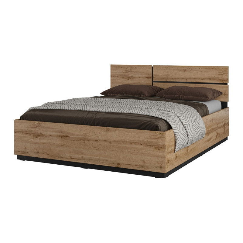 Łóżko 160 Cross S 31 Dąb wotan Helvetia Wieruszów