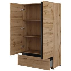 Bieliźniarka 2D1S Cross S 38 Dąb wotan Helvetia Wieruszów