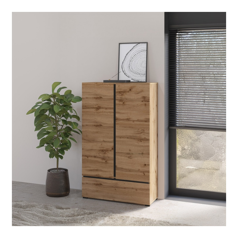 Bieliźniarka 2D1S Cross S 38 Dąb wotan Helvetia Wieruszów