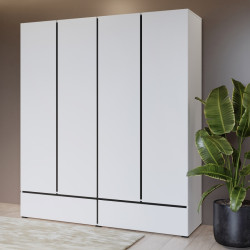 Szafa 4D2S Cross S 20 Biały Helvetia Wieruszów