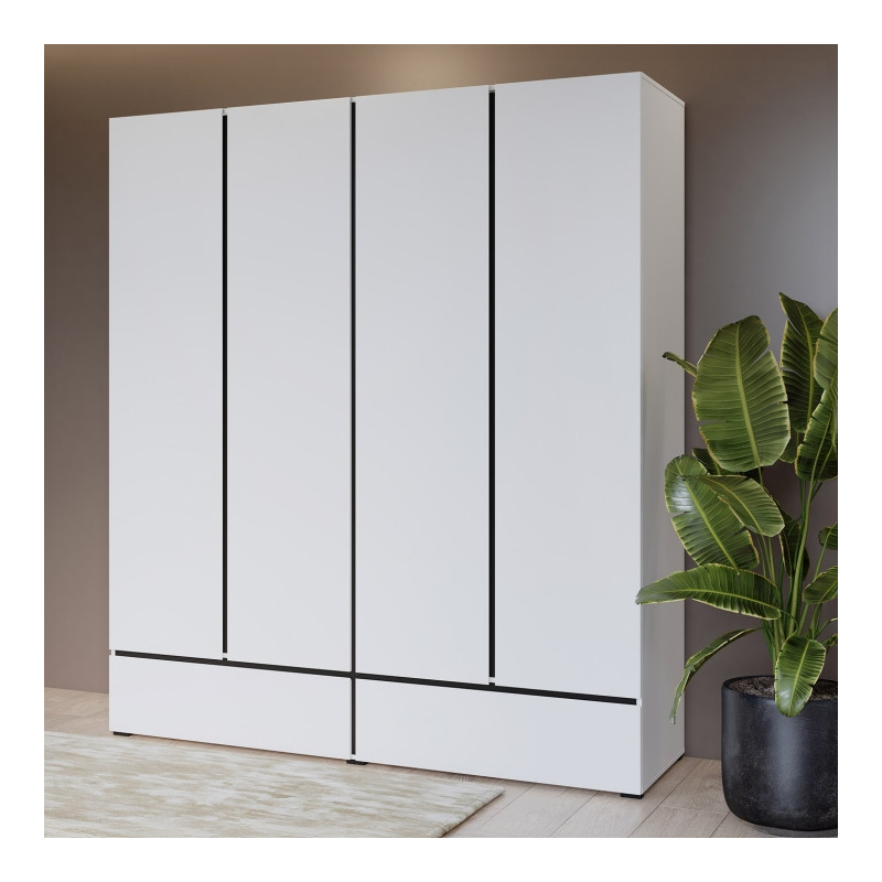 Szafa 4D2S Cross S 20 Biały Helvetia Wieruszów