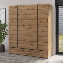 Szafa 4D2S Cross S 20 Dąb wotan Helvetia Wieruszów