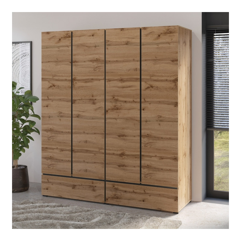 Szafa 4D2S Cross S 20 Dąb wotan Helvetia Wieruszów