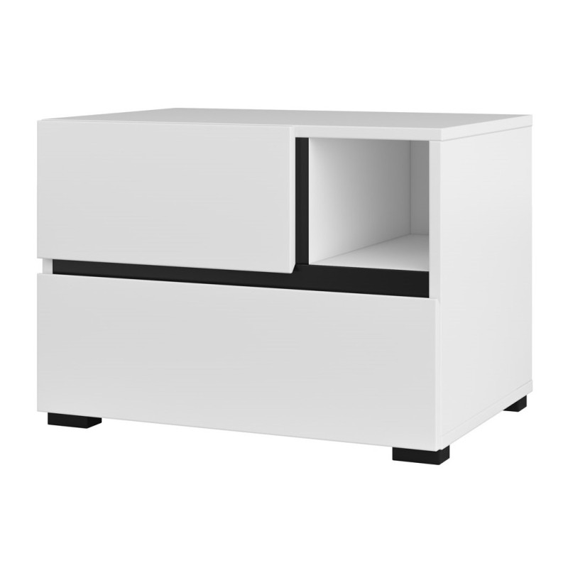 Stolik nocny 2S Cross S 22 Biały Helvetia Wieruszów