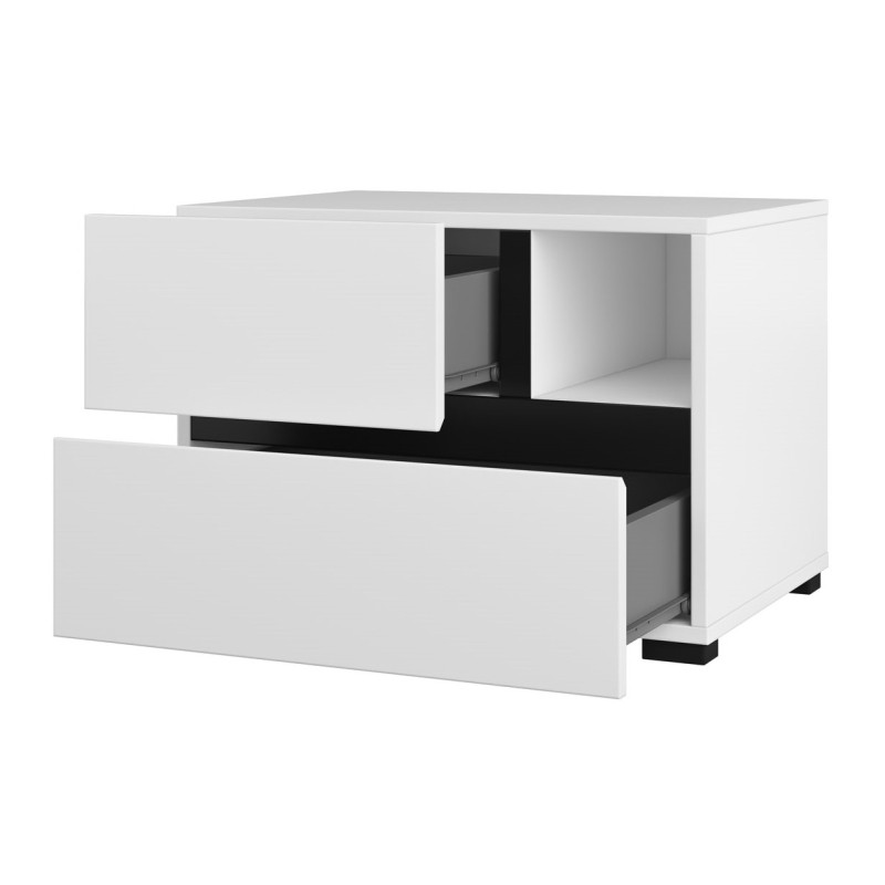 Stolik nocny 2S Cross S 22 Biały Helvetia Wieruszów