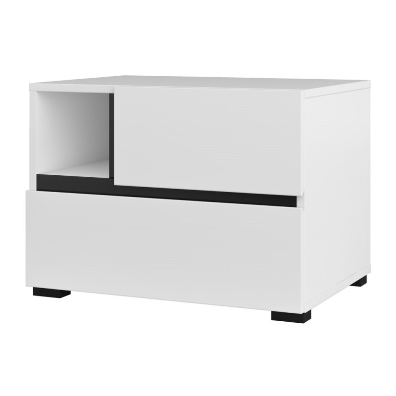 Stolik nocny 2S Cross S 22 Biały Helvetia Wieruszów