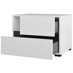 Stolik nocny 2S Cross S 22 Biały Helvetia Wieruszów