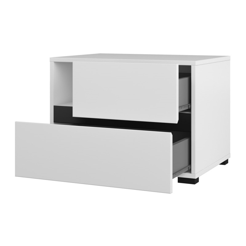 Stolik nocny 2S Cross S 22 Biały Helvetia Wieruszów