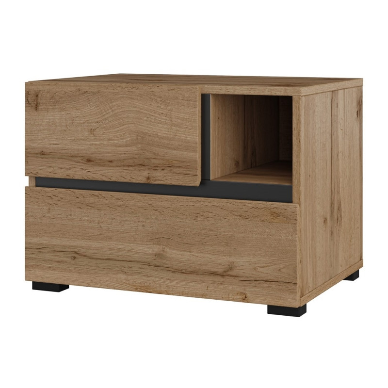 Stolik nocny 2S Cross S 22 Dąb wotan Helvetia Wieruszów