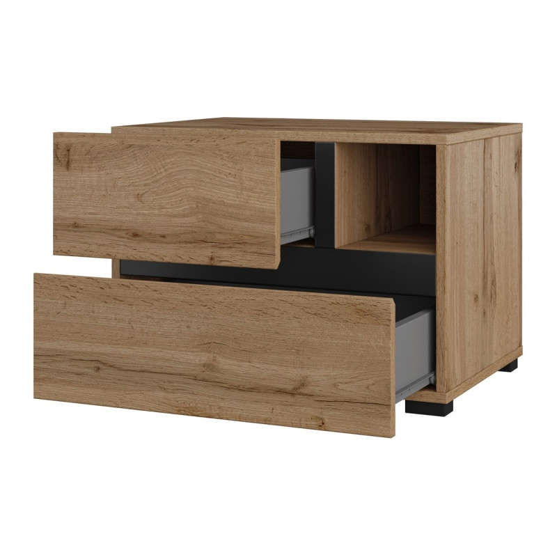 Stolik nocny 2S Cross S 22 Dąb wotan Helvetia Wieruszów