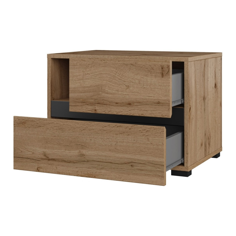 Stolik nocny 2S Cross S 22 Dąb wotan Helvetia Wieruszów