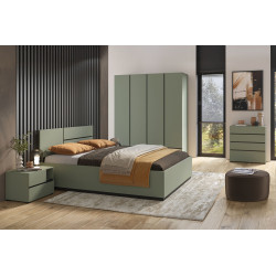 Komoda Cross S zgaszona zieleń 80x85 – 4 szuflady | Domowanie Komoda Cross S zgaszona zieleń 80x85 – 4 szuflady | Domowanie