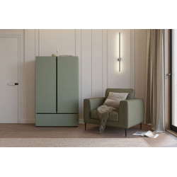 Szafa Cross S zgaszona zieleń 2D1S – elegancja i funkcjonalność