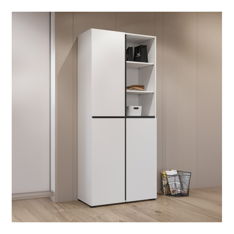 Szafa Cross 3D 88 Biały Helvetia Wieruszów