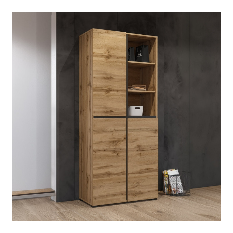 Szafa Cross 3D 88 Dąb wotan Helvetia Wieruszów