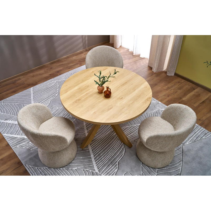 Krzesło obrotowe London beż