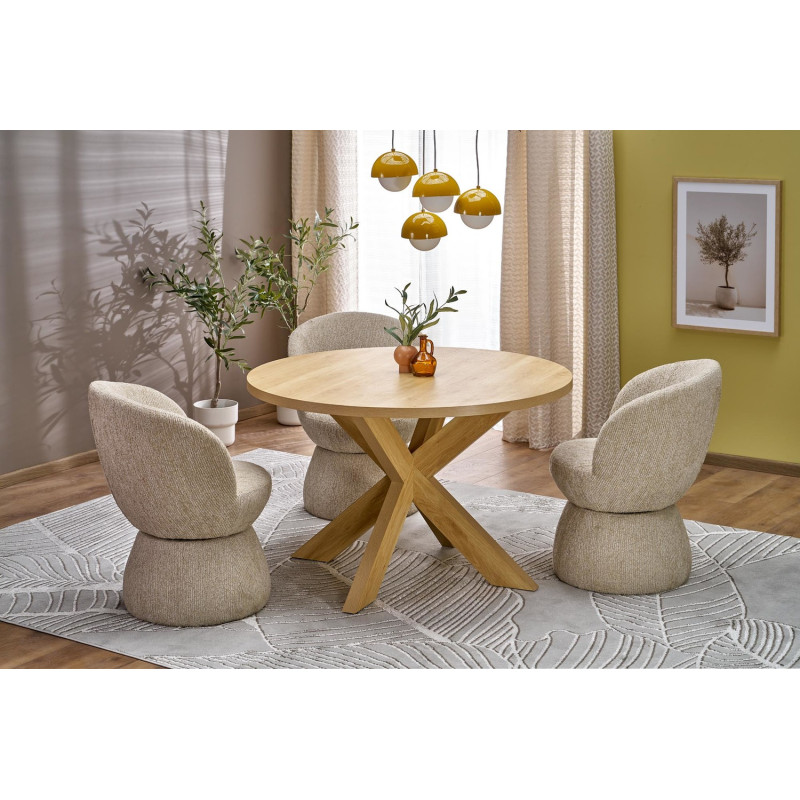 Krzesło obrotowe London beż