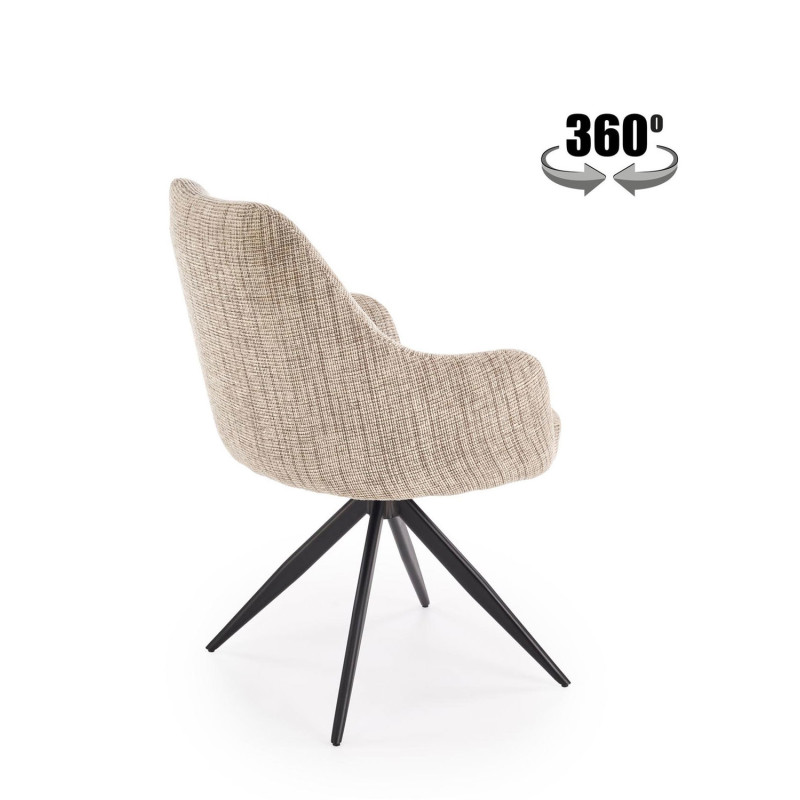 Krzesło obrotowe Oxford beż