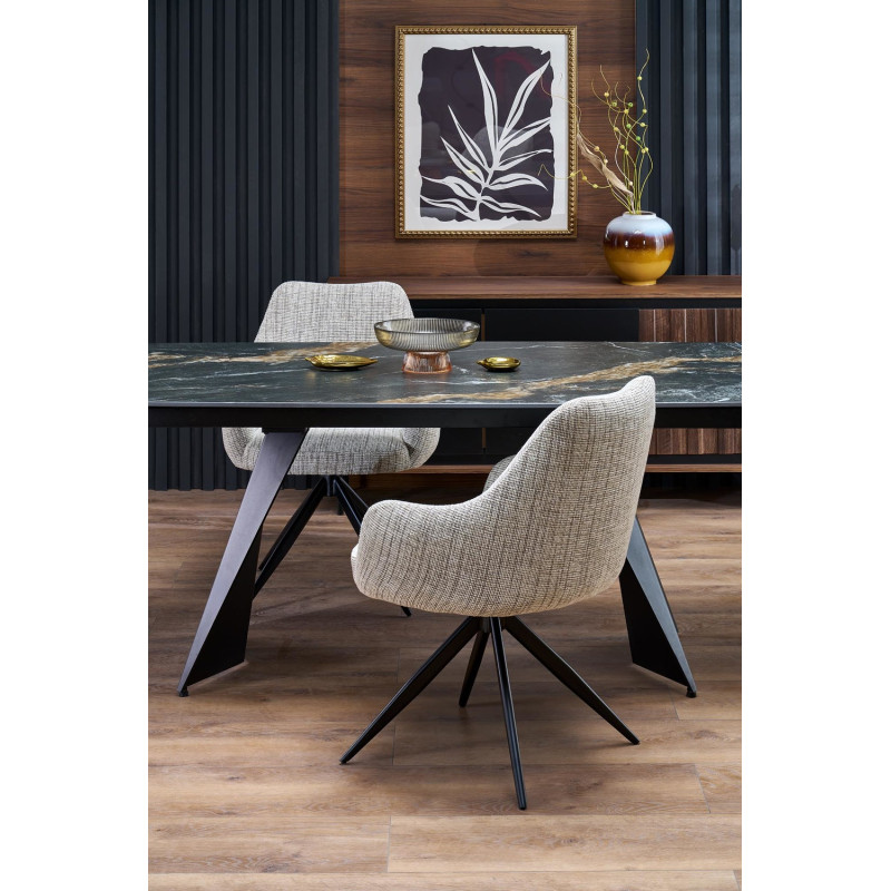 Krzesło obrotowe Oxford beż