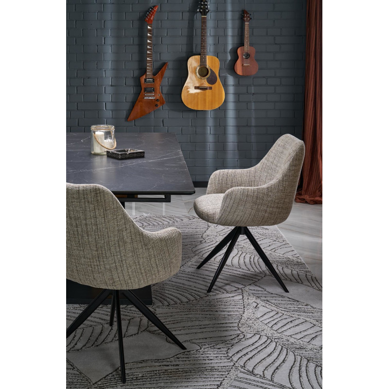 Krzesło obrotowe Oxford beż