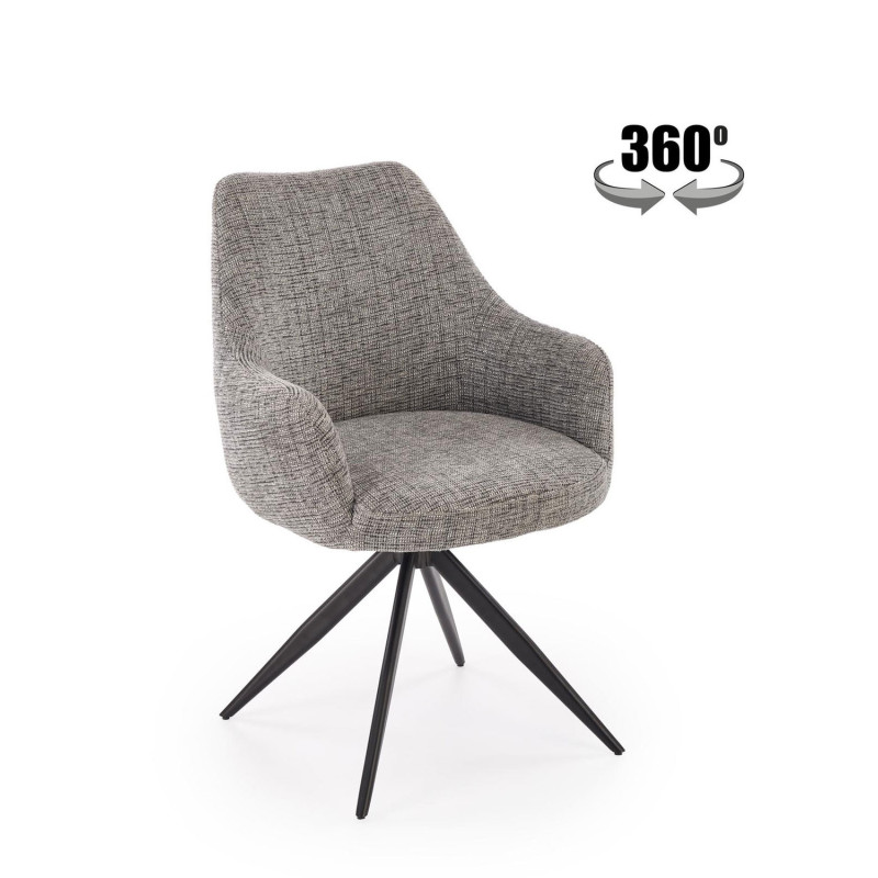 Krzesło obrotowe Oxford popielate