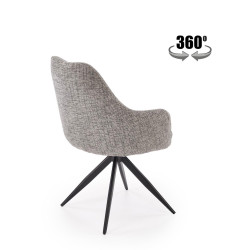 Krzesło obrotowe Oxford popielate Krzesło obrotowe Oxford popielate