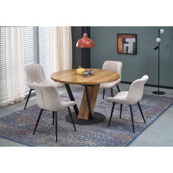 Krzesło tapicerowane Vienna beżowe Krzesło tapicerowane Vienna beżowe