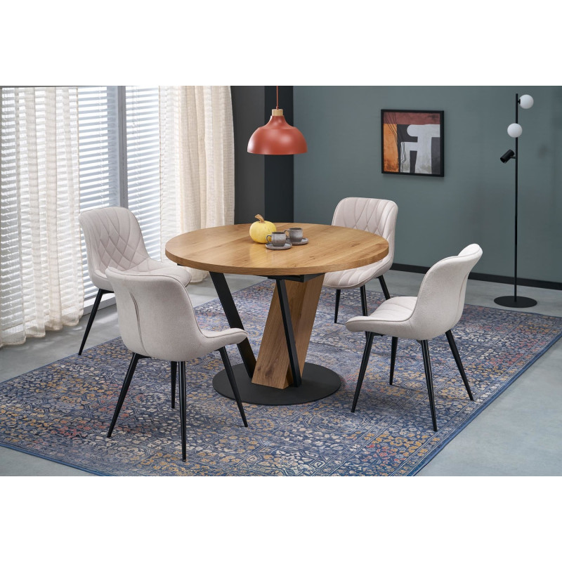 Krzesło tapicerowane Vienna beżowe