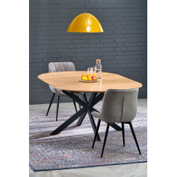 Krzesło tapicerowane Vienna popielate Krzesło tapicerowane Vienna popielate