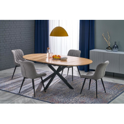 Krzesło tapicerowane Vienna popielate Krzesło tapicerowane Vienna popielate