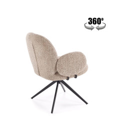 Krzesło obrotowe Bristol ciemny beż Krzesło obrotowe Bristol ciemny beż