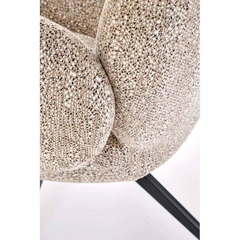 Krzesło obrotowe Bristol ciemny beż