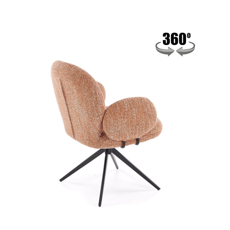 Krzesło obrotowe Bristol cynamon