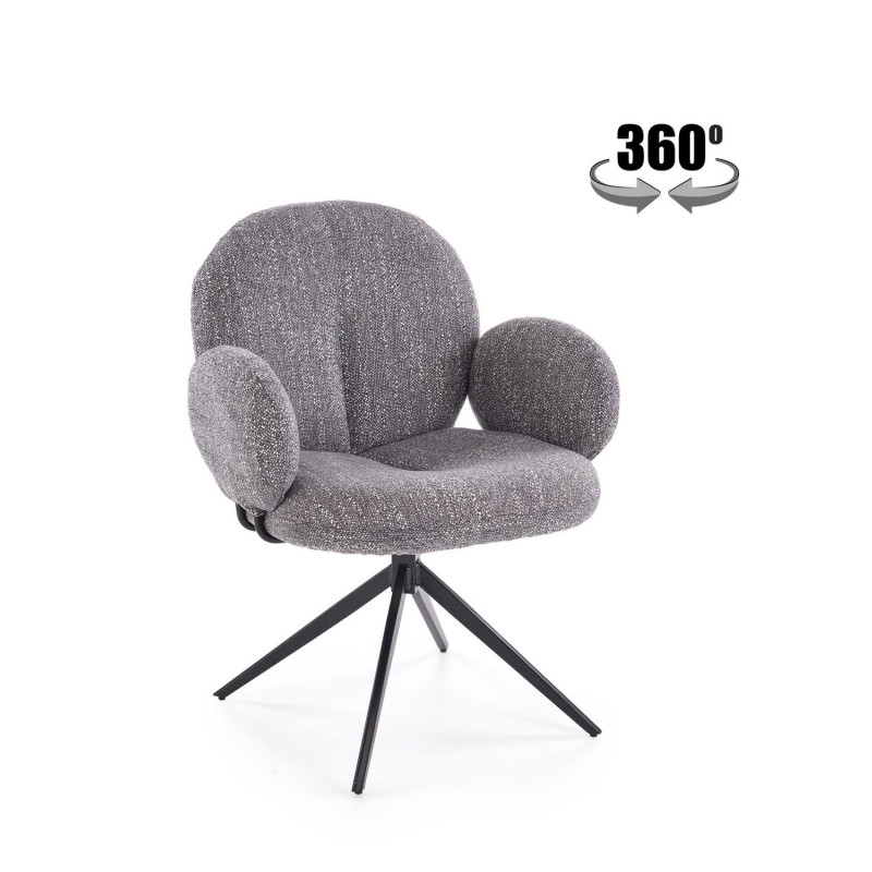 Krzesło obrotowe Bristol popielate Krzesło obrotowe Bristol popielate