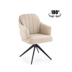 Krzesło obrotowe Cardiff beżowe