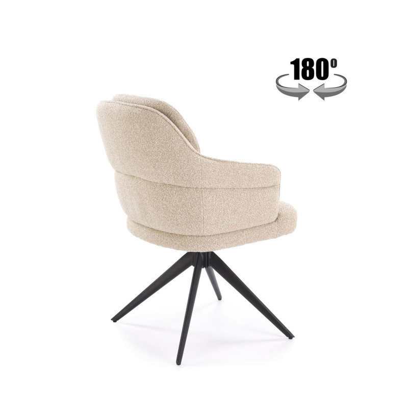 Krzesło obrotowe Cardiff beżowe