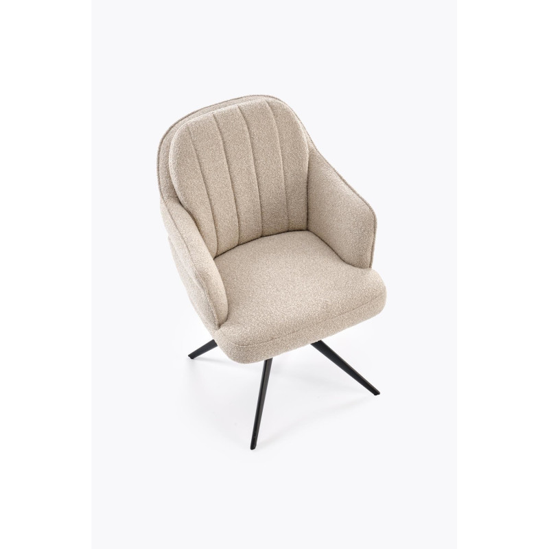 Krzesło obrotowe Cardiff beżowe