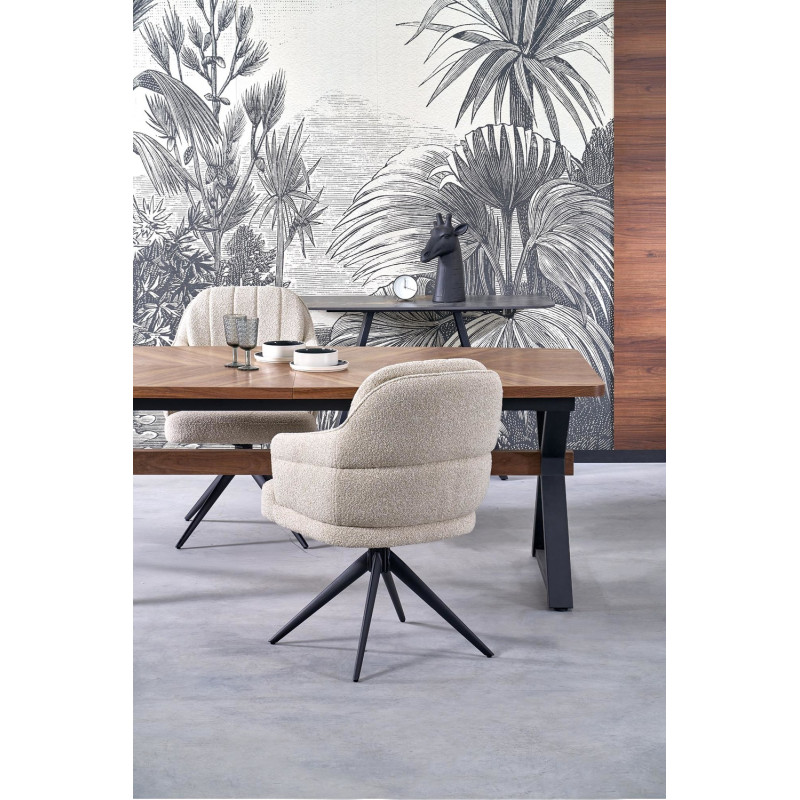 Krzesło obrotowe Cardiff beżowe