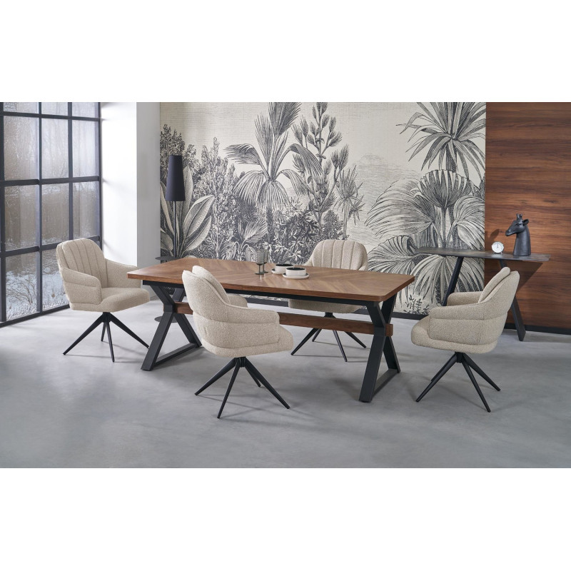 Krzesło obrotowe Cardiff beżowe