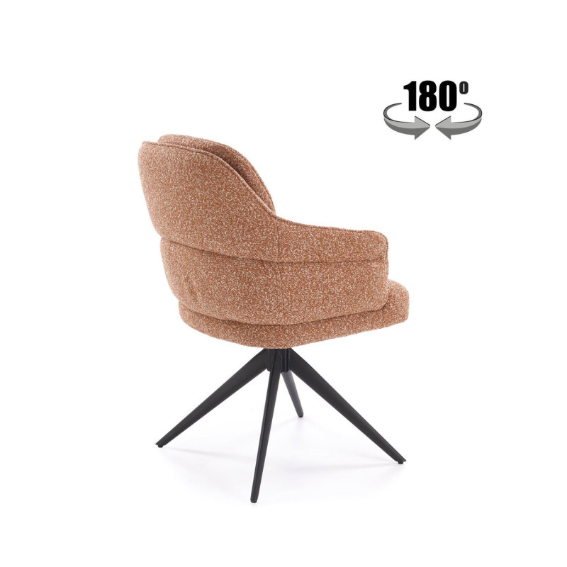 Krzesło obrotowe Cardiff cynamon