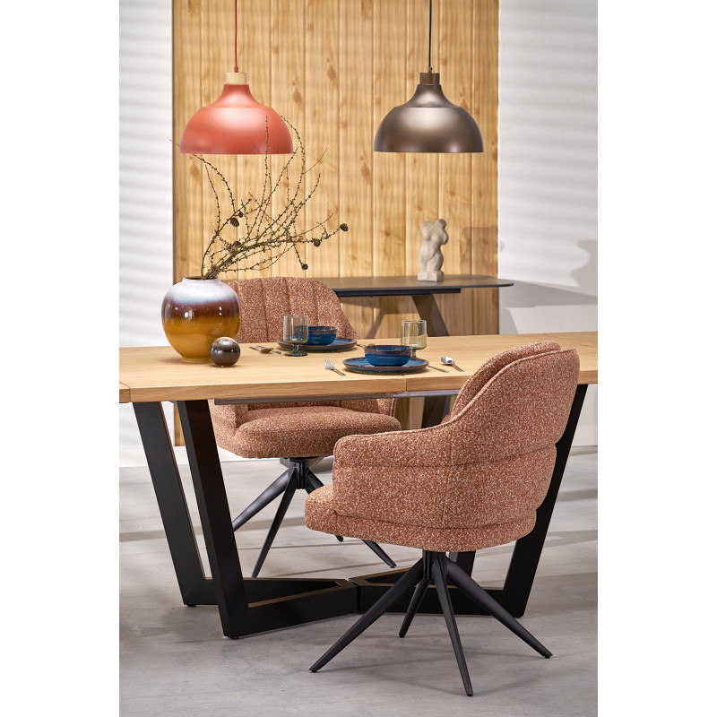 Krzesło obrotowe Cardiff cynamon