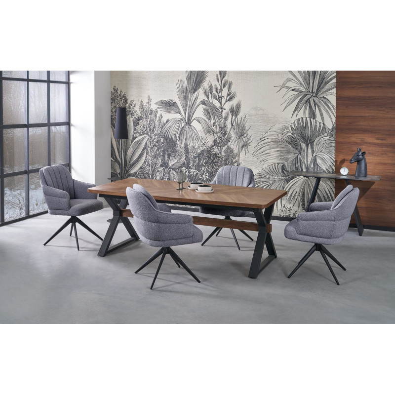 Krzesło obrotowe Cardiff popielate