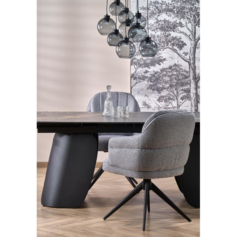 Krzesło obrotowe Cardiff popielate