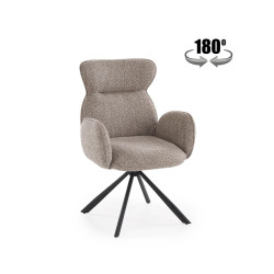 Krzesło obrotowe Chester ciemny beż