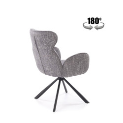 Krzesło obrotowe Chester popielate Krzesło obrotowe Chester popielate